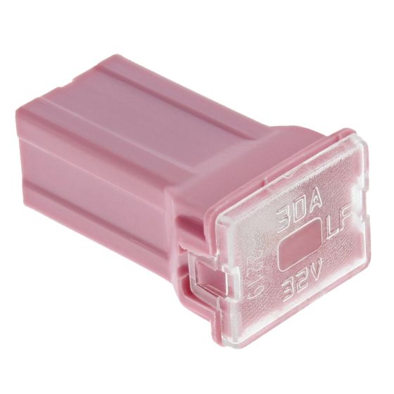 30 Amp Pink PAL Type Female Fuse - Each - 0-379-13