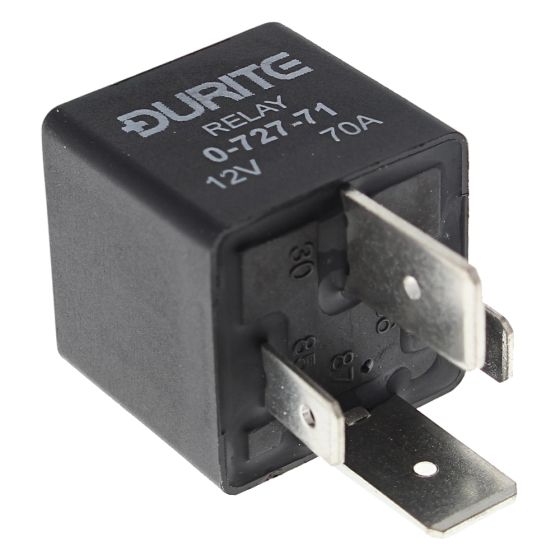 12V Mini Heavy Duty Make/Break Relay - 70A - Each - 0-727-71