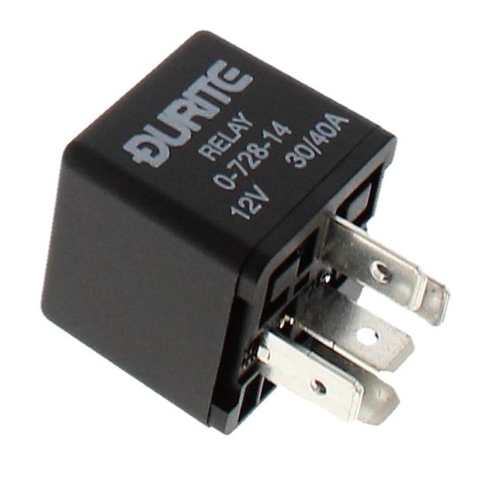 12V Mini Change Over Relay with Diode - 20/30A (Pack of 10) - 2-728-14