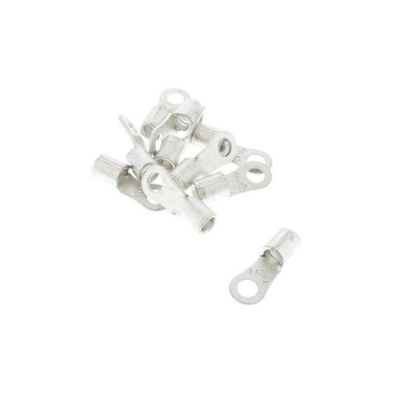 Open Ring Terminal for 16mm² Cable, 6mm Hole (Pack of 10) - 0-010-64