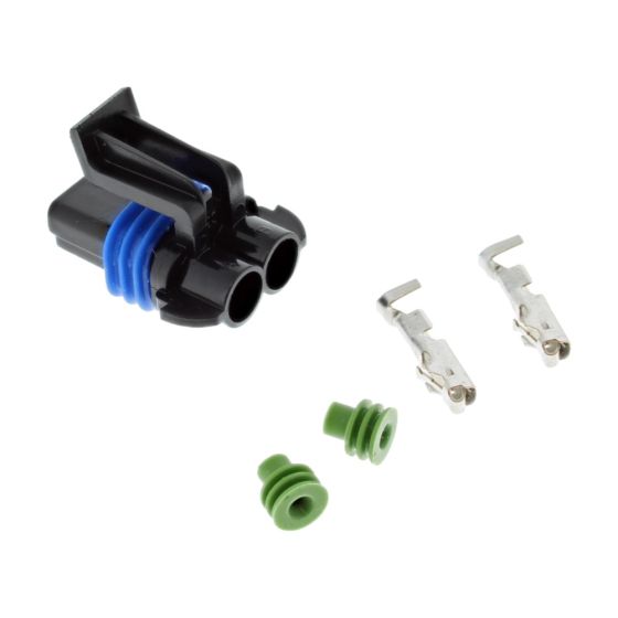 Delphi Type 2.80mm Female Receptacle Housing - 2 Way - 0-011-82