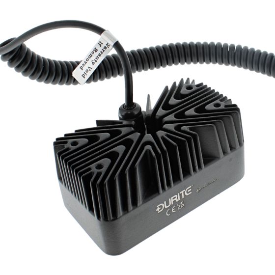 6 x 3W LED Work Lamp with Magnetic Base and 450mm Flying Lead - Black, 12/24V - 0-420-72