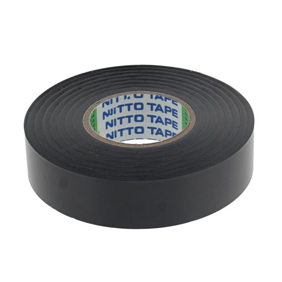 Black PVC Adhesive Tape - 19mm x 20m Pack of 10 - 0-615-00