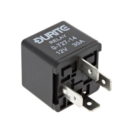 12V Mini Make/Break Relay - with Diode - 30A - 0-727-14