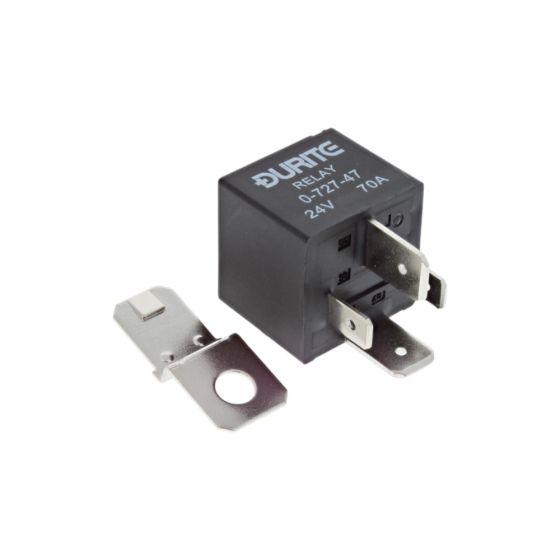 24V Mini Heavy Duty Make/Break Relay, Sealed (70A) - 0-727-47