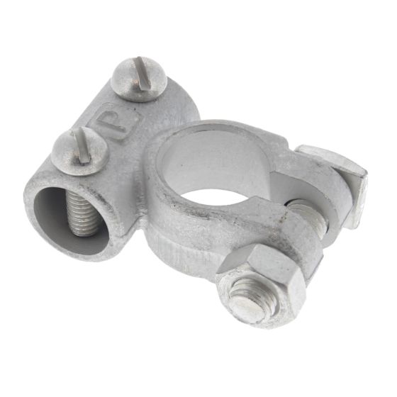 Positive Heavy Duty Solderless Battery Terminals - drilled 14.3mm (10 Pack) - 1-559-01