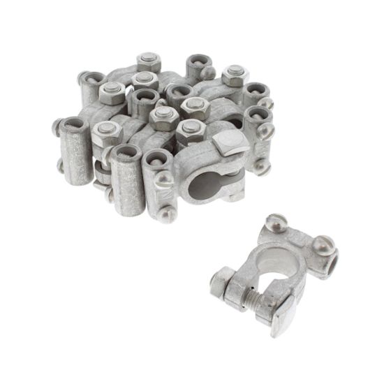Negative Solderless Battery Terminals to fit 40mm cable, (Pack of 10) - 2-018-01