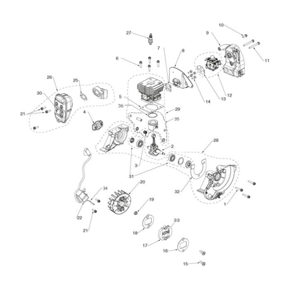 Engine  for Husqvarna 129 L Trimmer/ Edgers