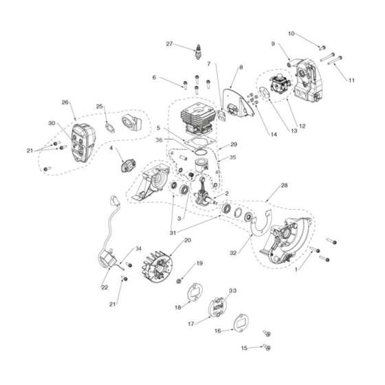 Engine  for Husqvarna 129 LK Trimmer/ Edgers