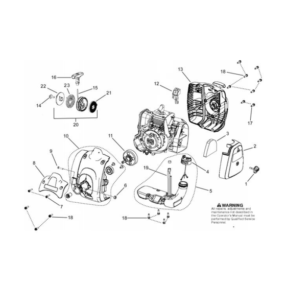 Housing  for Husqvarna 129 LK Trimmer/ Edgers