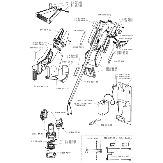 Product Complete for Husqvarna 12RC Brushcutters