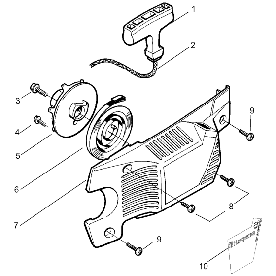 Starter Assembly for Husqvarna 141le Chainsaw