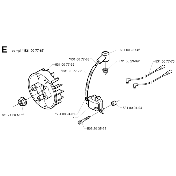 Ignition System for Husqvarna 142R Brushcutters