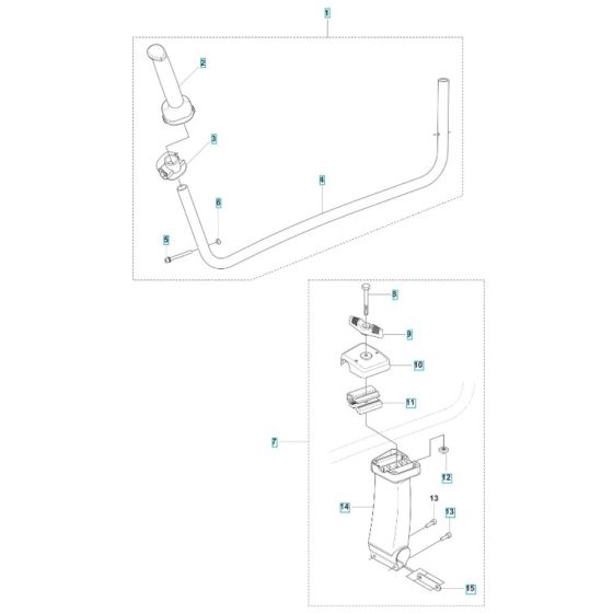 Handle Assembly for Husqvarna