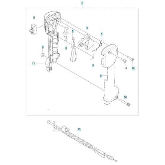 Throttle Assembly for Husqvarna