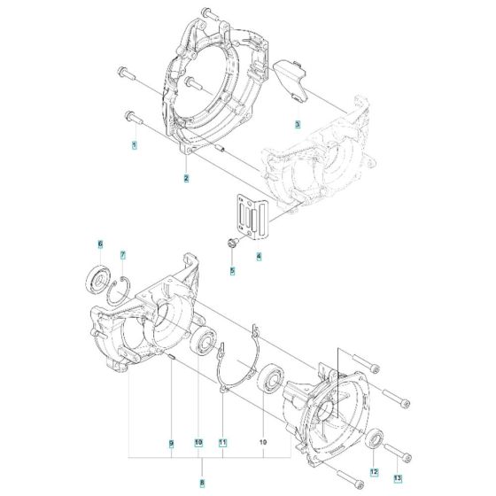 Crankcase Assembly for 143RST