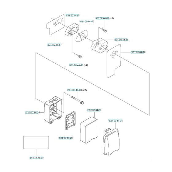Air Filter Assembly for Husqvarna