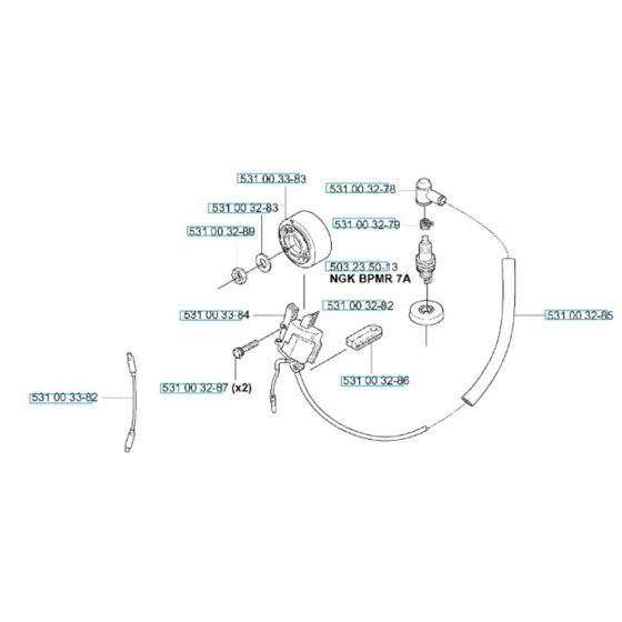 Ignition System for Husqvarna 145 BT