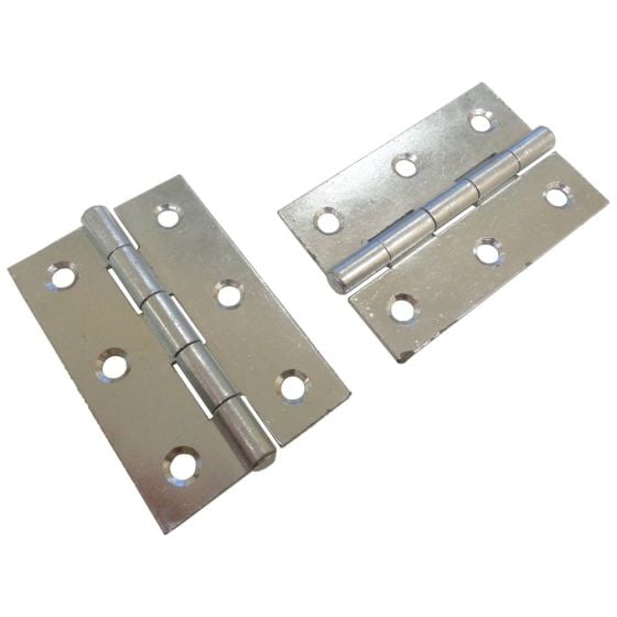 75mm / 3" Light Butt Hinge, Zinc Plated