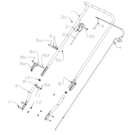 Handle Assembly for Masport 150ST