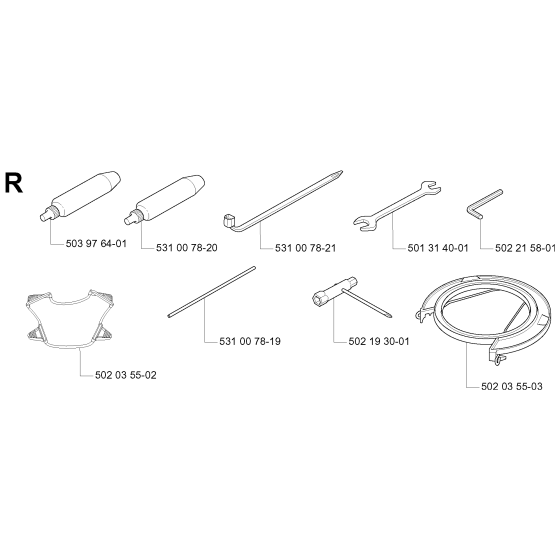 Accessories for Husqvarna 152RB Brushcutters