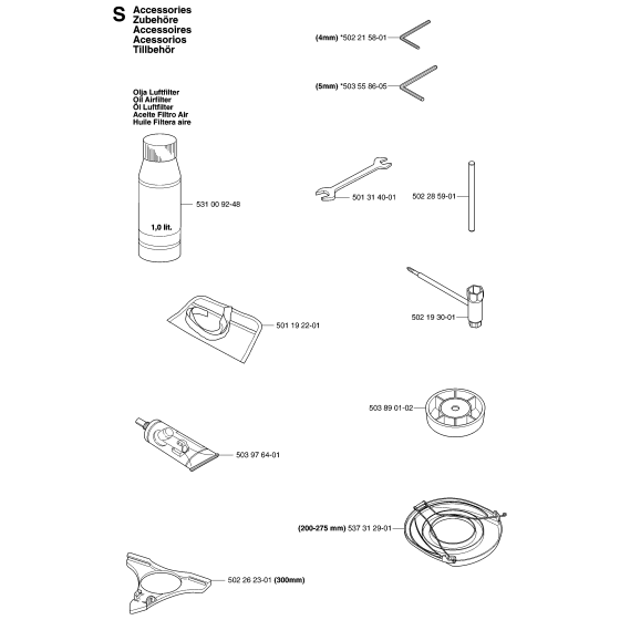 Accessories for Husqvarna 153R Brushcutters