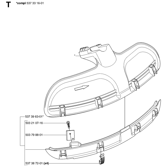 Guards for Husqvarna 153R Brushcutters