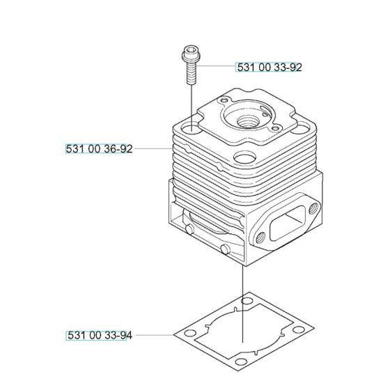 Cylinder Assembly for Husqvarna