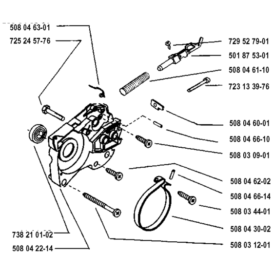 Chain Brake Assembly for Husqvarna 1600 Electric Chainsaws