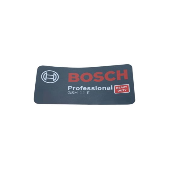 Manufacturer's Nameplate for Bosch GSH 11 E Demolition Hammer - 160111C0U1