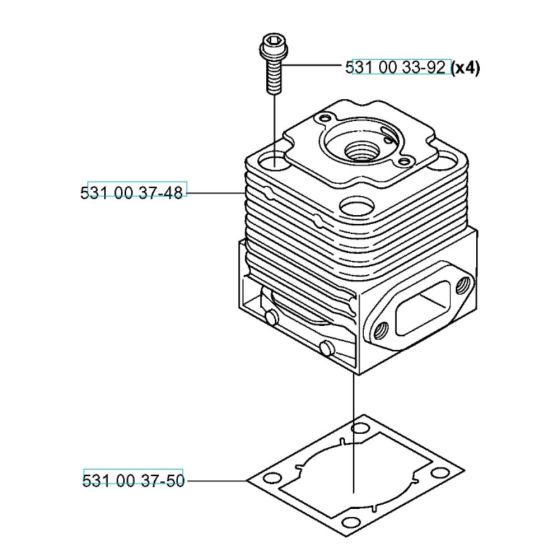 Cylinder Assembly for Husqvarna