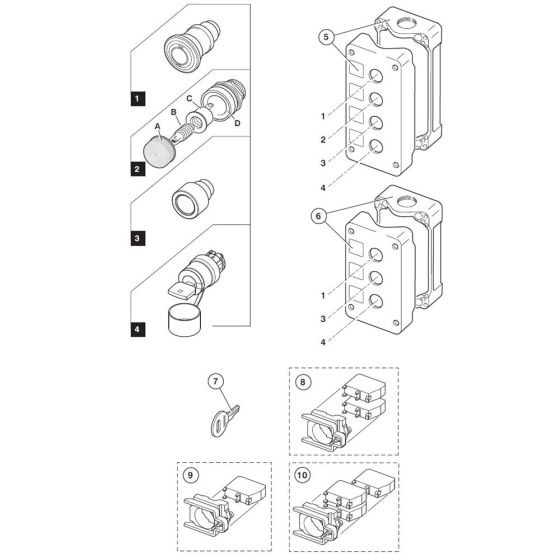 Button Box Assembly for Niftylift 170