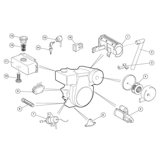 Diesel Engine Assembly