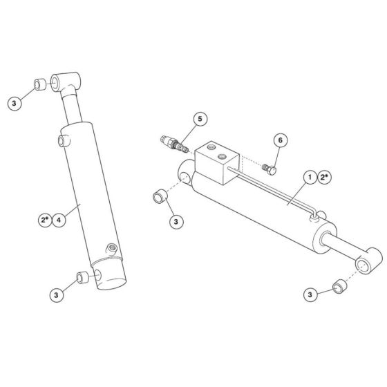 Levelling Cylinder for Niftylift 170