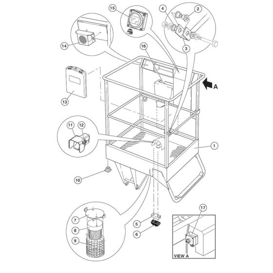 Non-Swivel Cage Assembly