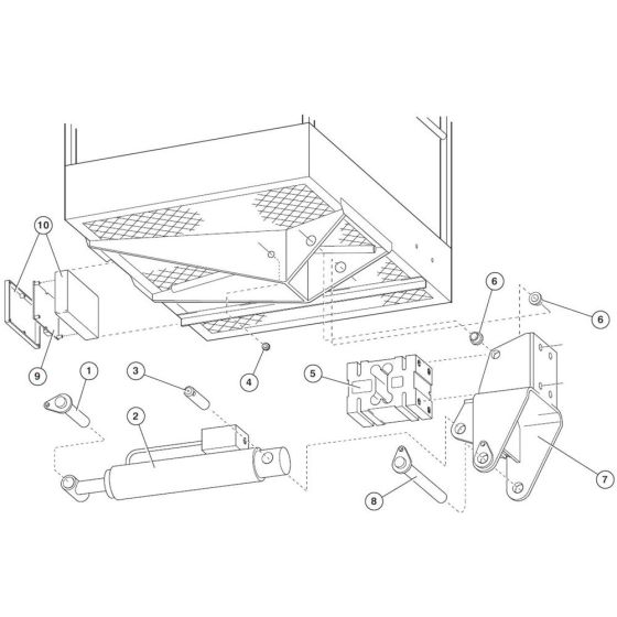 Non-Swivel Cage Weigh Assembly