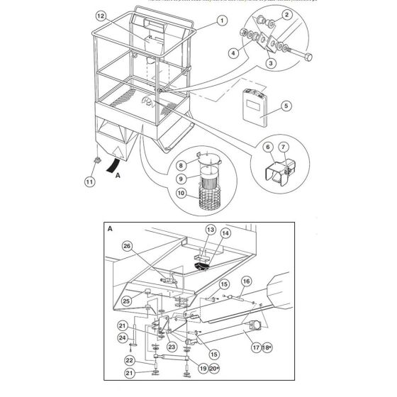 Non-Swivel Cage Assembly