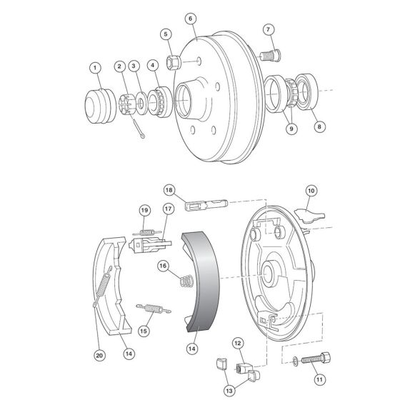 Wheel Hub Assembly for Niftylift 170