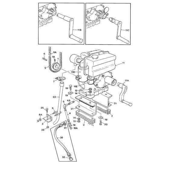 Lister Petter Drive Assy Assembly for Winget 175T Mixers