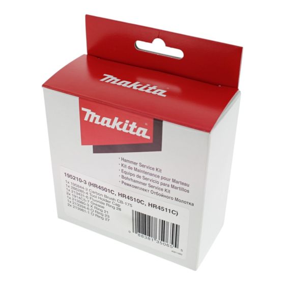 Service Kit HR4501C, HR4511C, HR4510C Rotary Hammers - OEM No. 195210-3