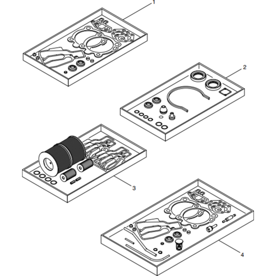 Spare Parts Kits Assembly for Hatz 1B30 Engine