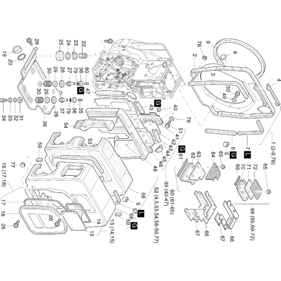 Capsule C Assembly for Hatz 1D41 (41.22, 41.21) M Basic Engine