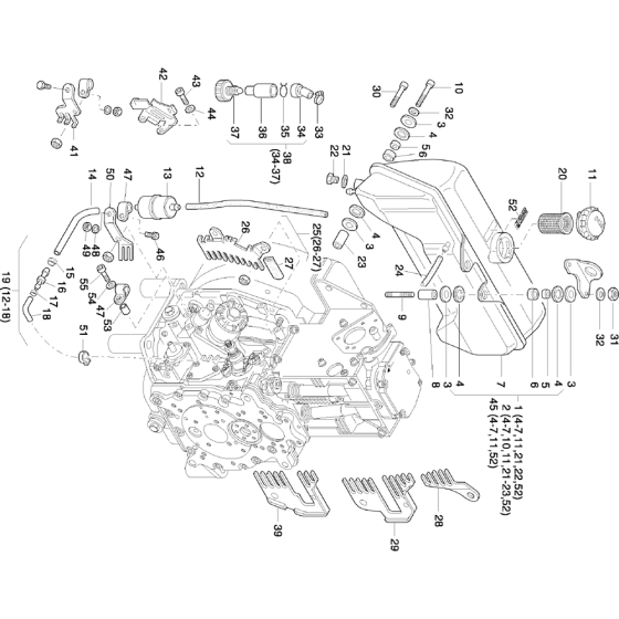 Fuel Assembly for Hatz 1D41 (41.22) Z Equipments