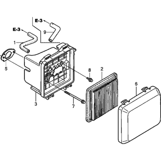 Air Cleaner Assembly for Honda GCV160A0 Engines