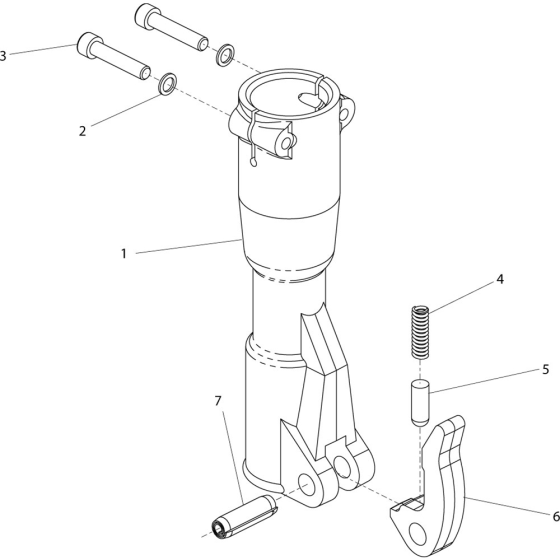 Nose Assembly for Belle 20-18 PAN Breakers