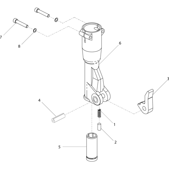 Cylinder Assembly for Belle 20-21X Breakers