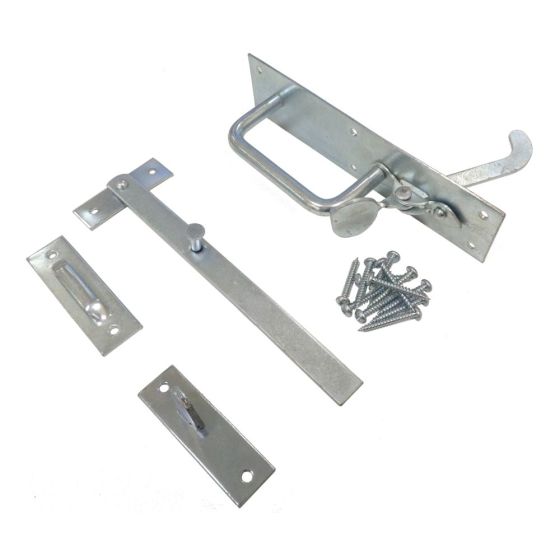 Light Suffolk Latch - Standard Thumb Piece, Zinc Plated