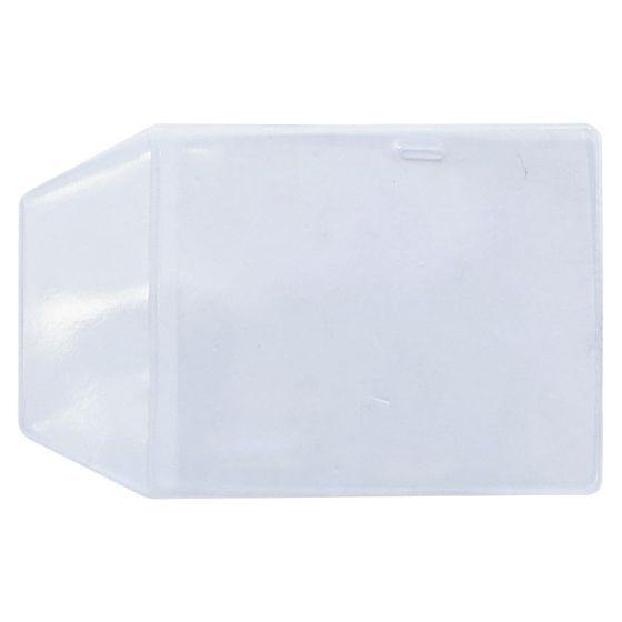 Clear Plastic Wallet Sleeve Type with Folding Flap