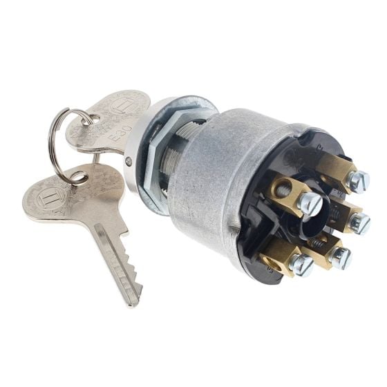 Bosch 3 Position Ignition Switch with 2x E30 Keys for Various Machines - 0 342 309 006