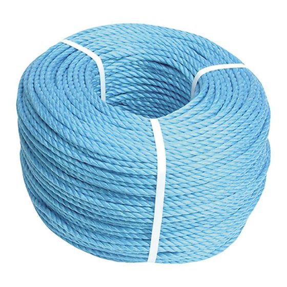 10mm Polypropylene Rope - 30m Coil, Blue Finish